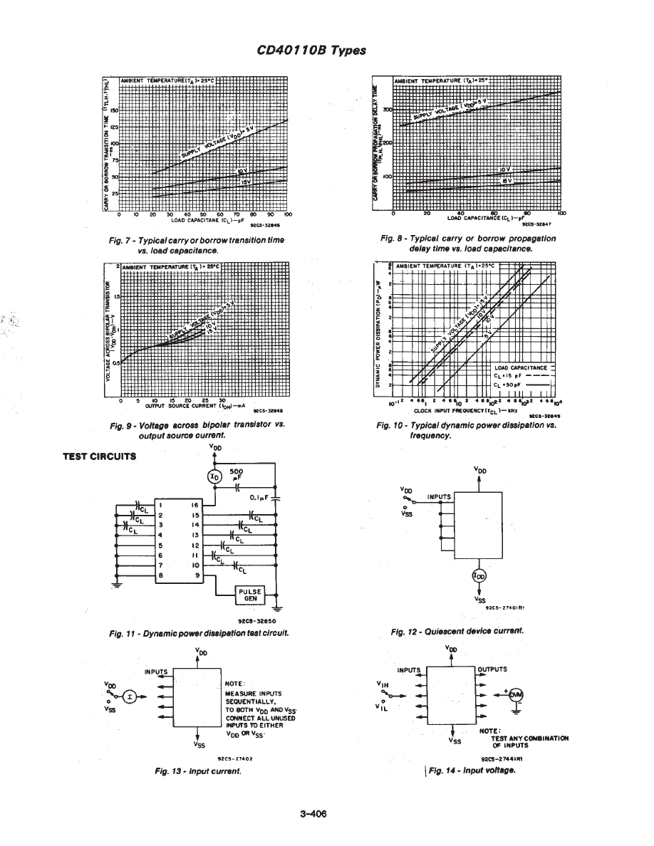CD40110BE Datasheet (PDF Download) 8/12 Page - Texas Instruments