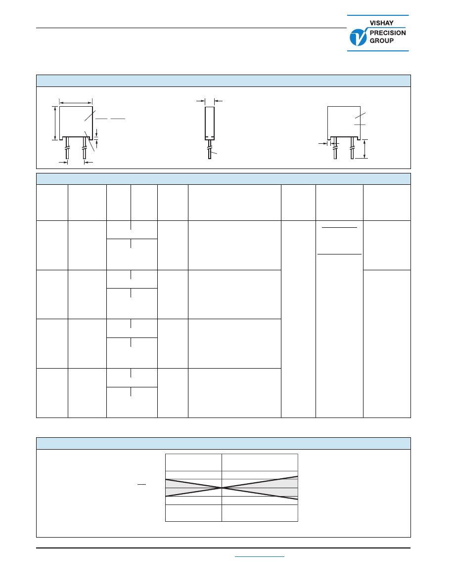 Yr000f0l Datasheet Pdf Download 2 4 Page Vishay Foil Resistors