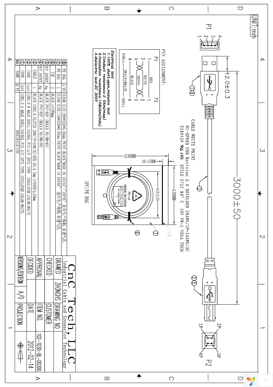 102-1030-BL-00300 Page 1