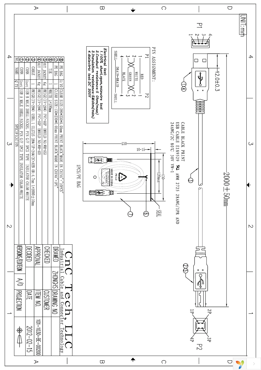 101-1030-BE-00200 Page 1