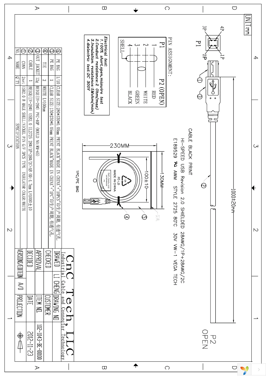 102-1043-BE-00100 Page 1