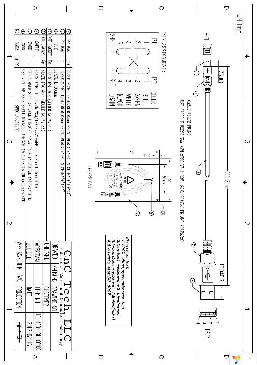 101-1031-BL-00100 Page 1