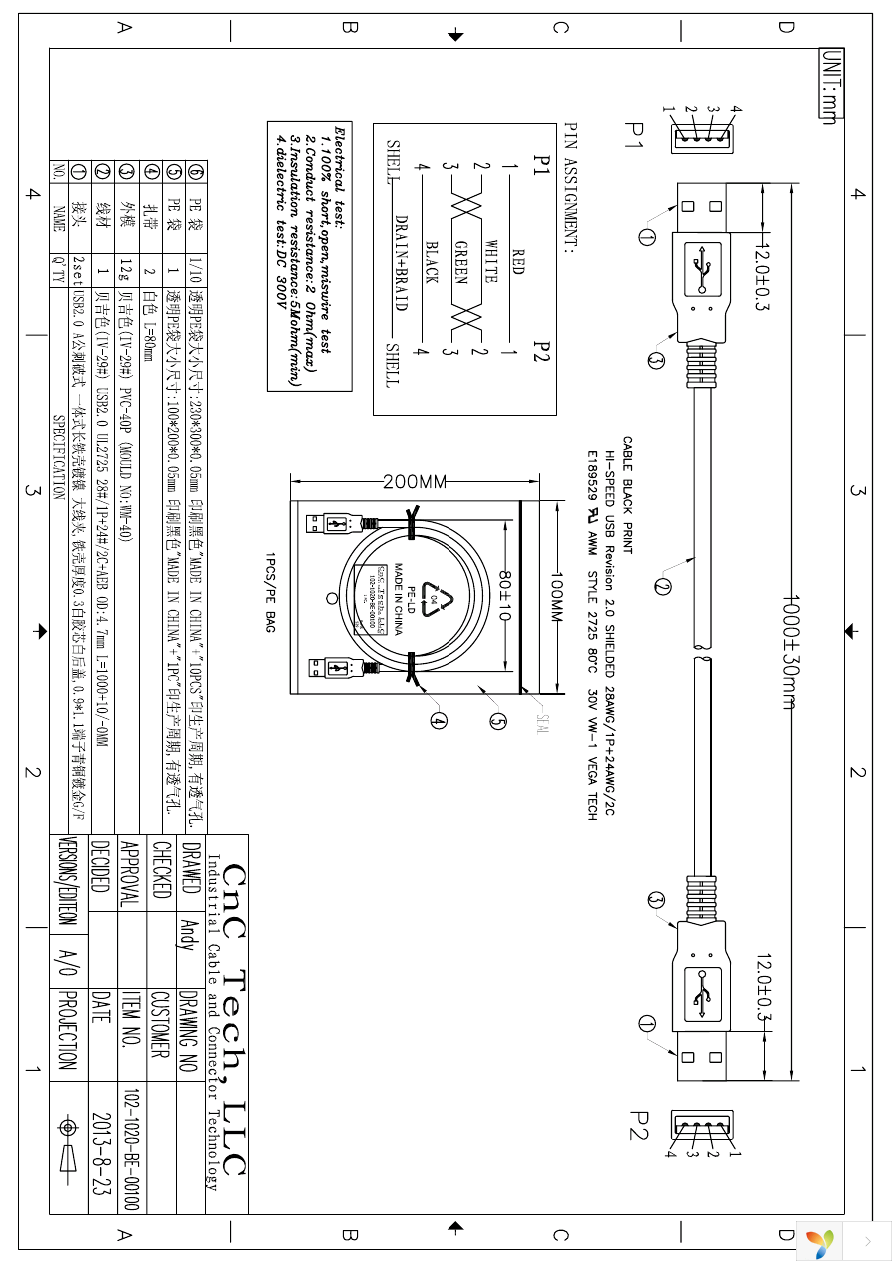 102-1020-BE-00100 Page 1