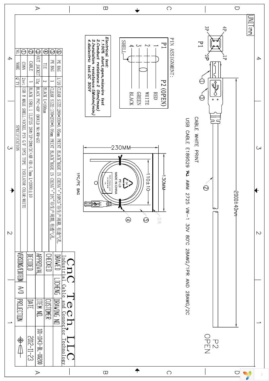 101-1043-BL-00200 Page 1