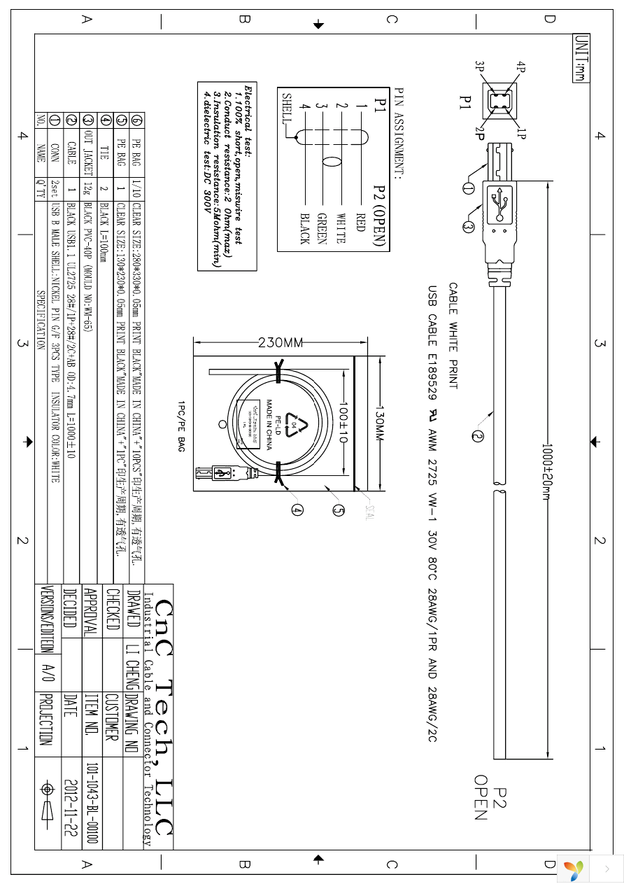 101-1043-BL-00100 Page 1