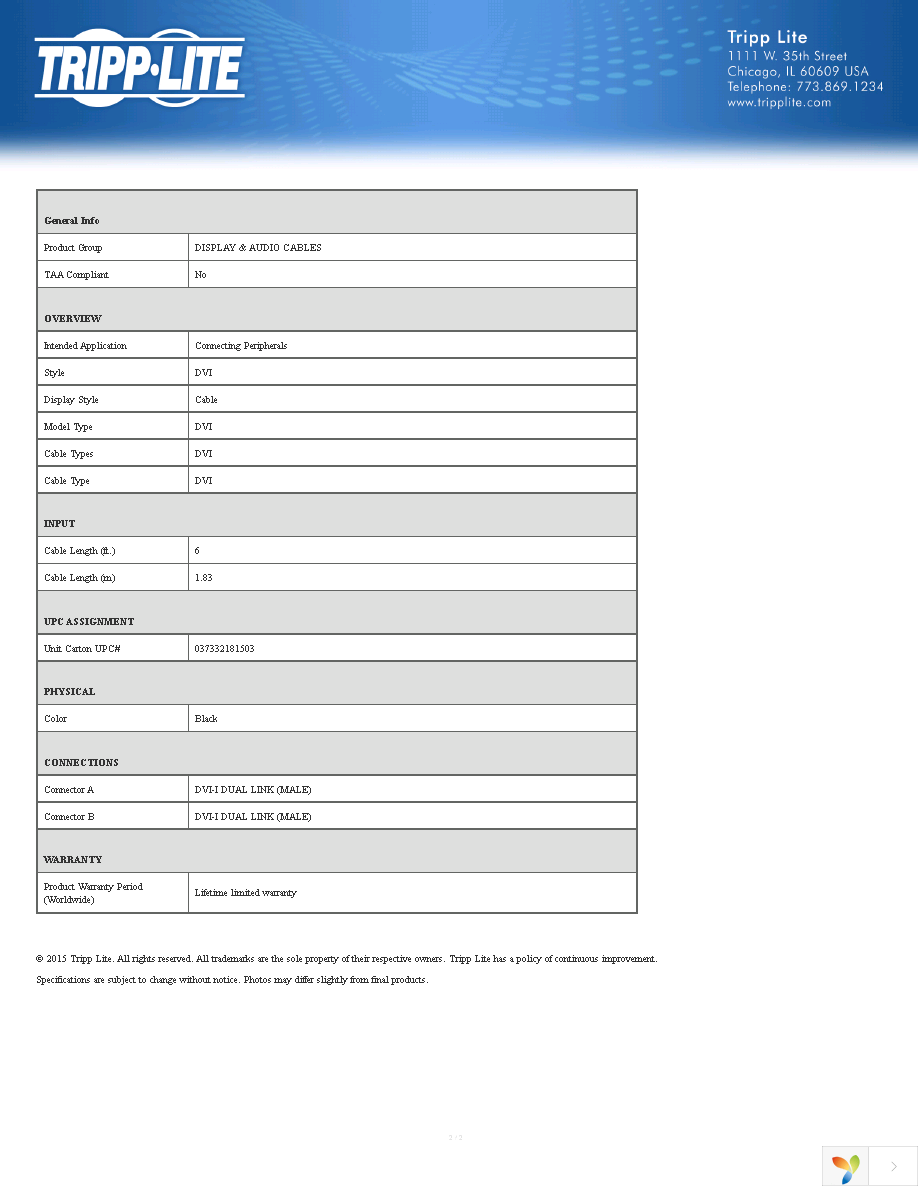 P560-006-DLI Page 2