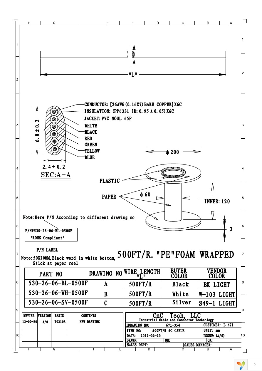 530-26-06-WH-0500F Page 1