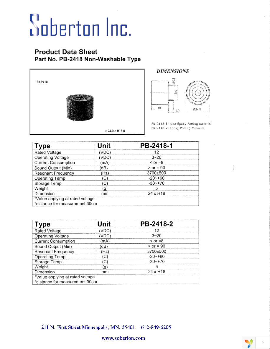 PB-2418-1 Page 1