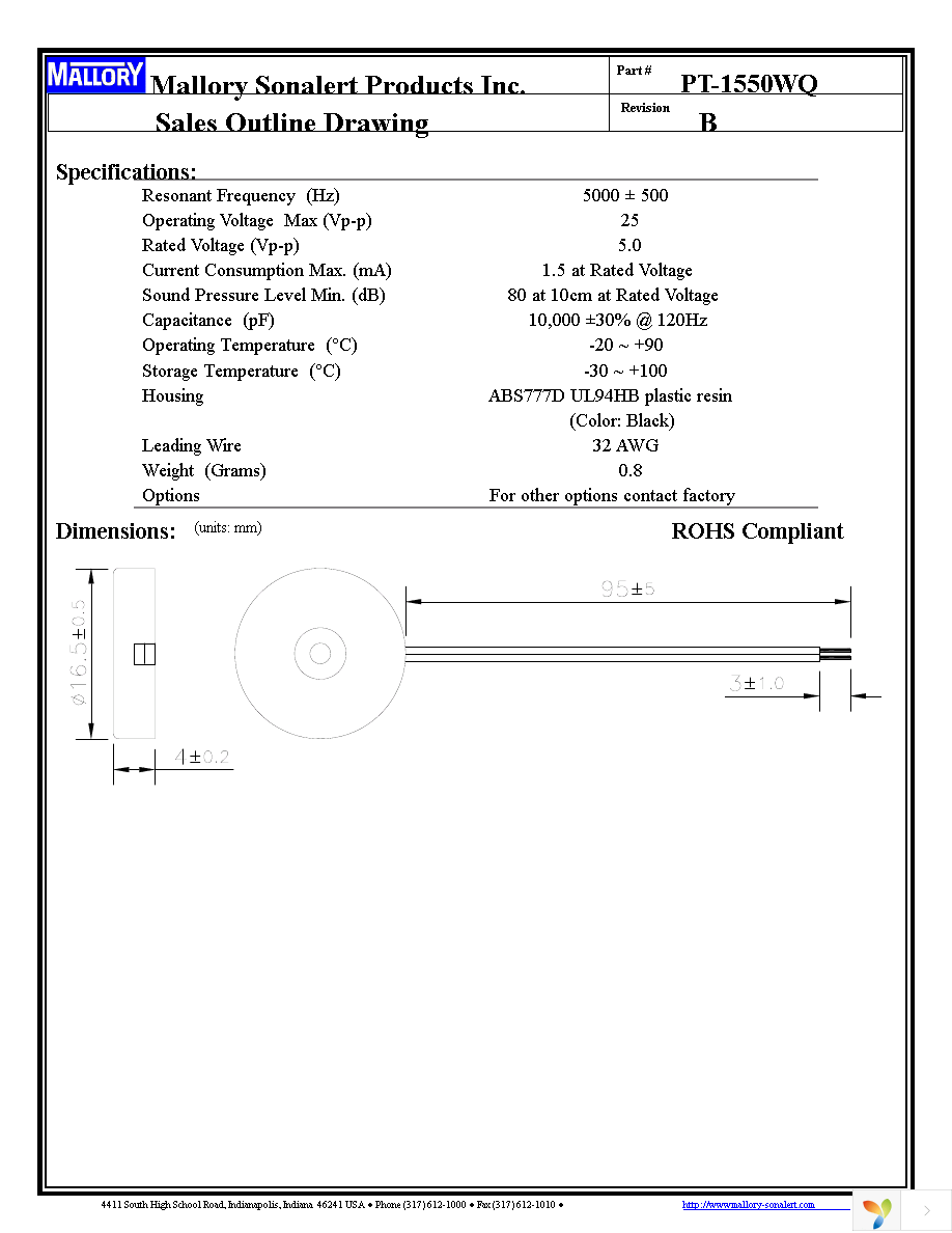 PT-1550WQ Page 1