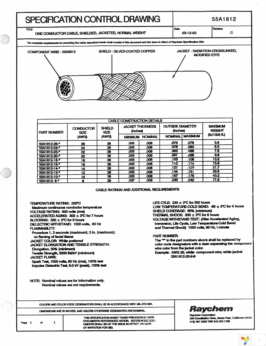 55A1812-22-9-9CS2275 Page 1