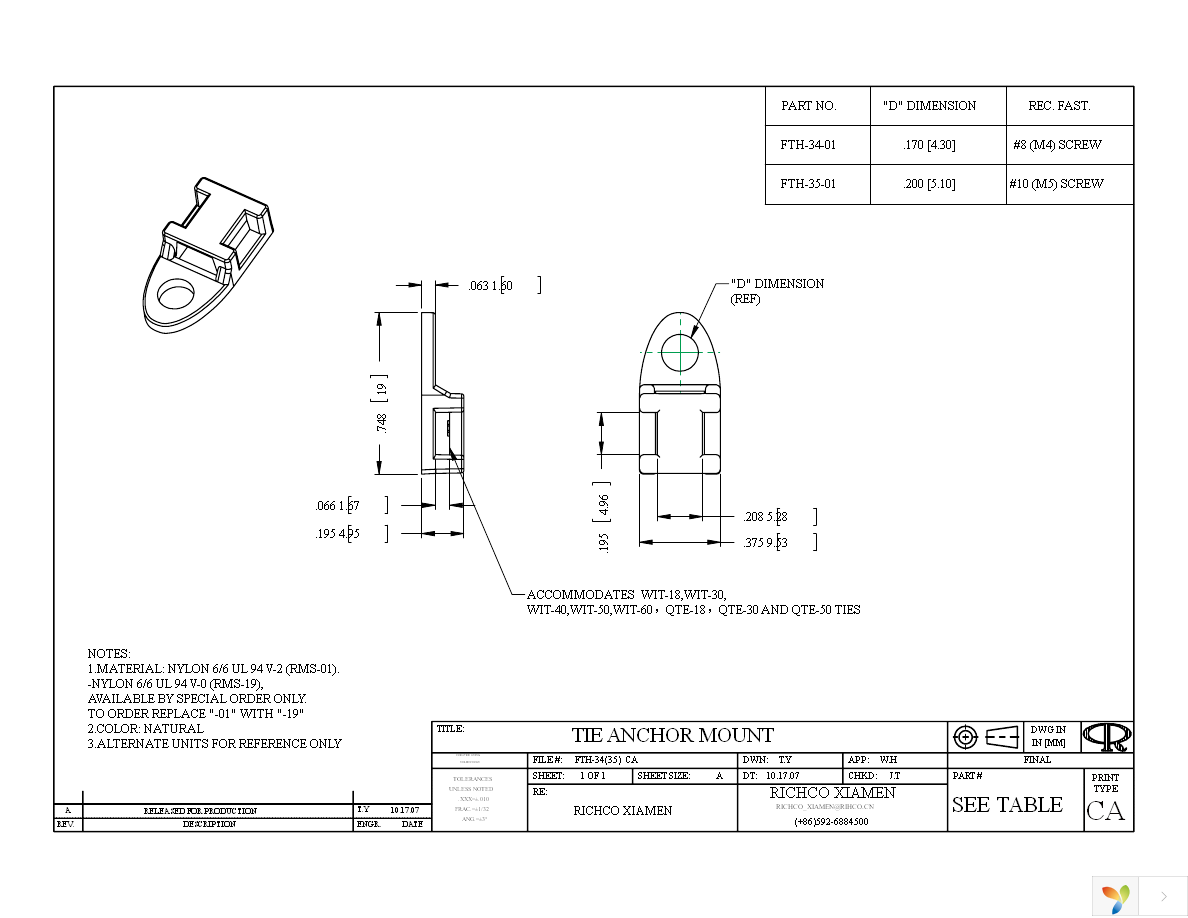 FTH-34-01 Page 1