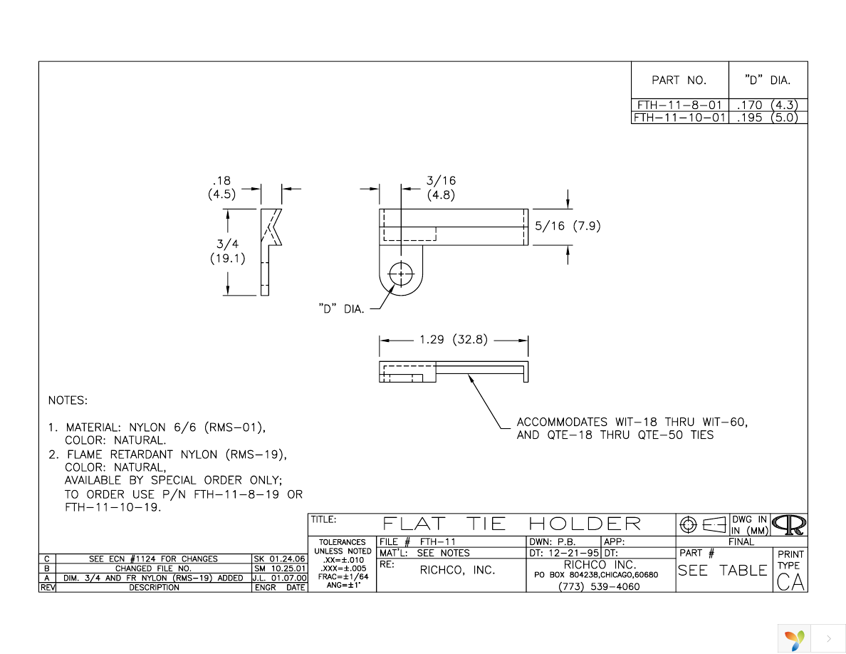 FTH-11-8-01 Page 1