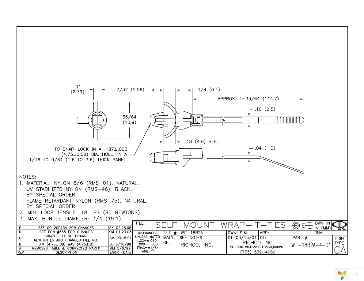 WIT-18R2A-4-01 Page 1