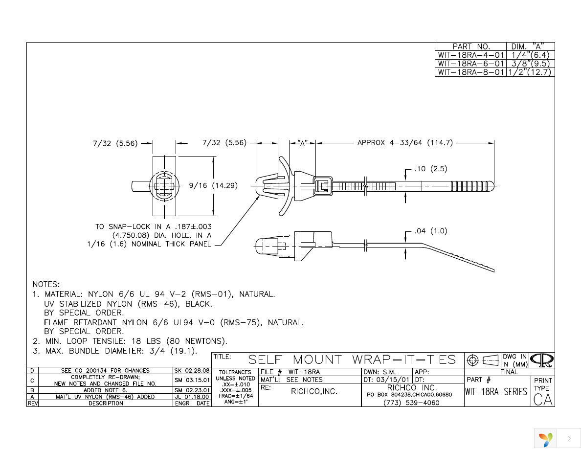 WIT-18RA-4-01-M Page 1
