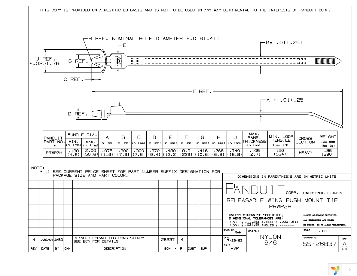 PRWP2H-TL Page 1