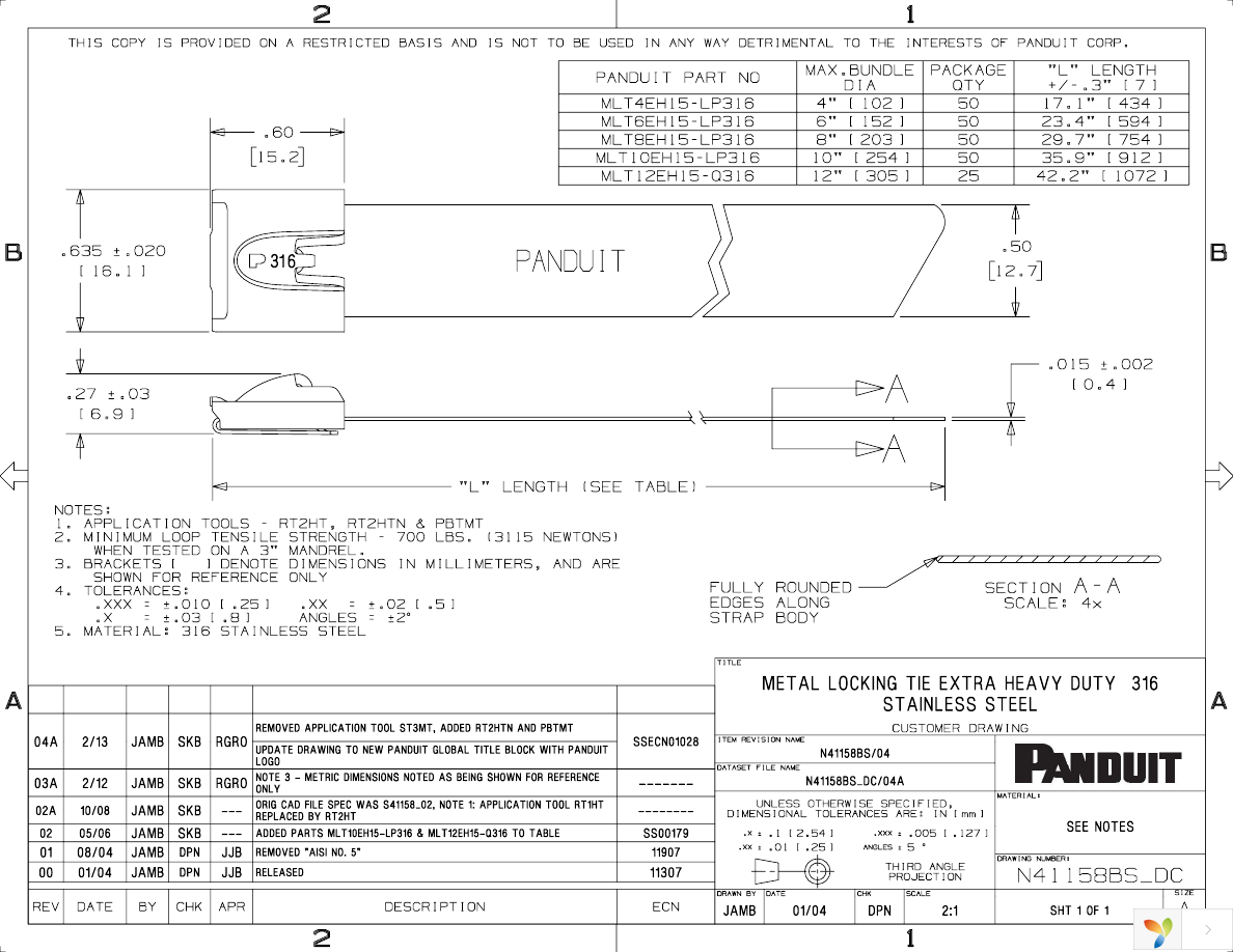 MLT10EH15-LP316 Page 1