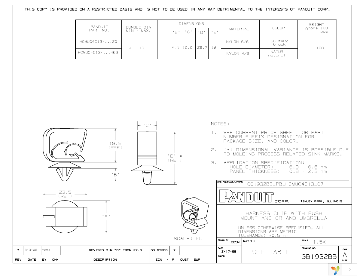 HCMU04C13-M20 Page 1