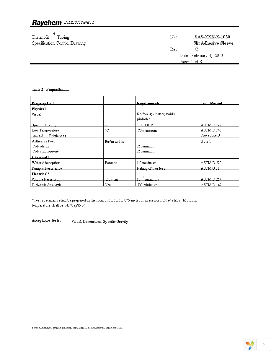 SAS-160-1-1030-0 Page 2