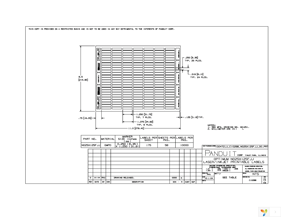 N025X125FJJ Page 1