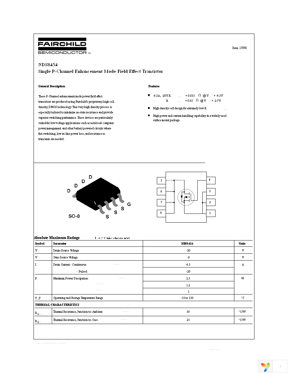 NDS8434 Page 1