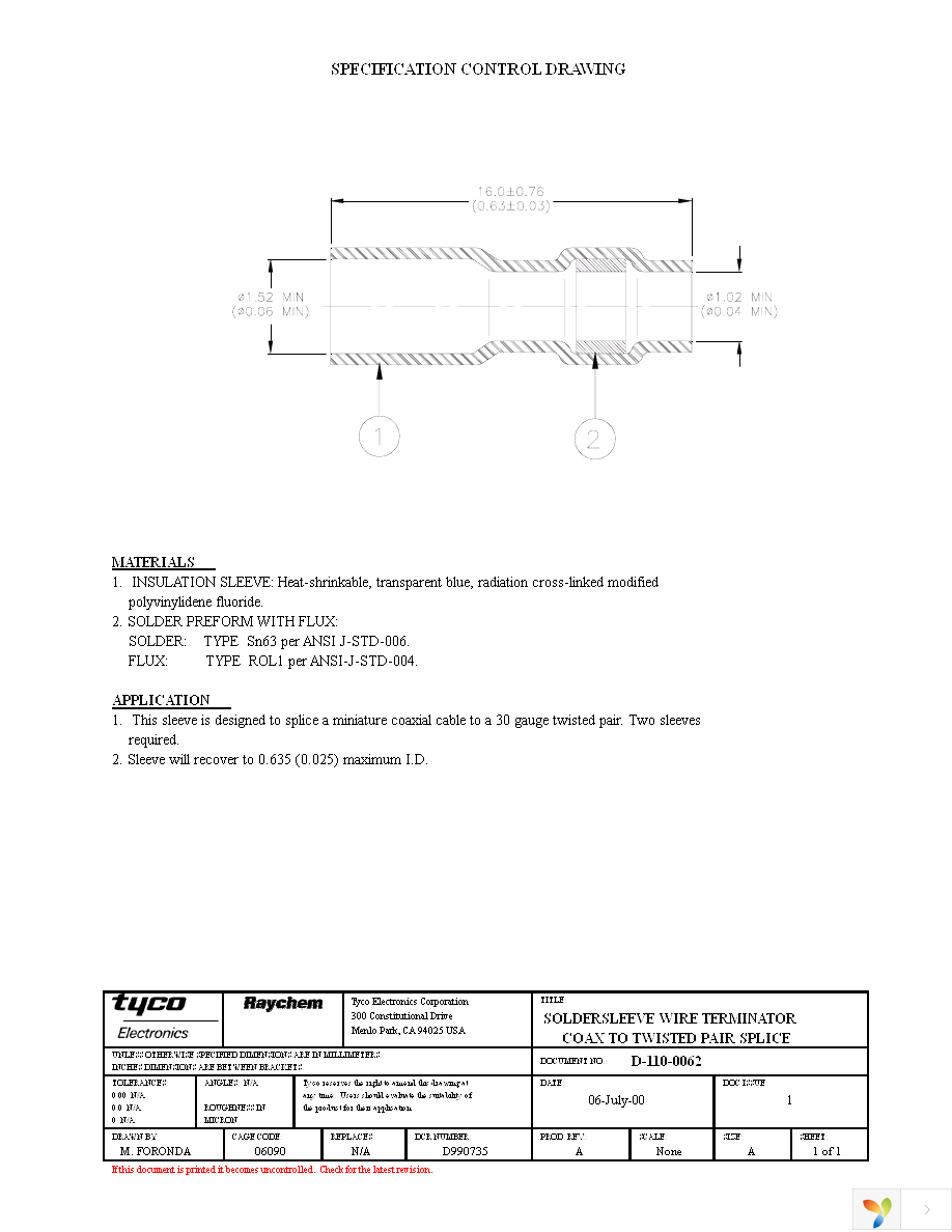 D-110-0062 Page 1