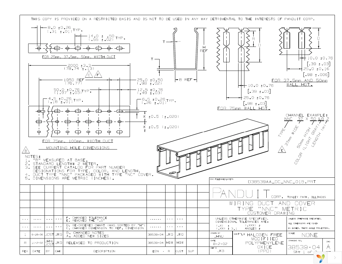 NNC25X25LG2 Page 1