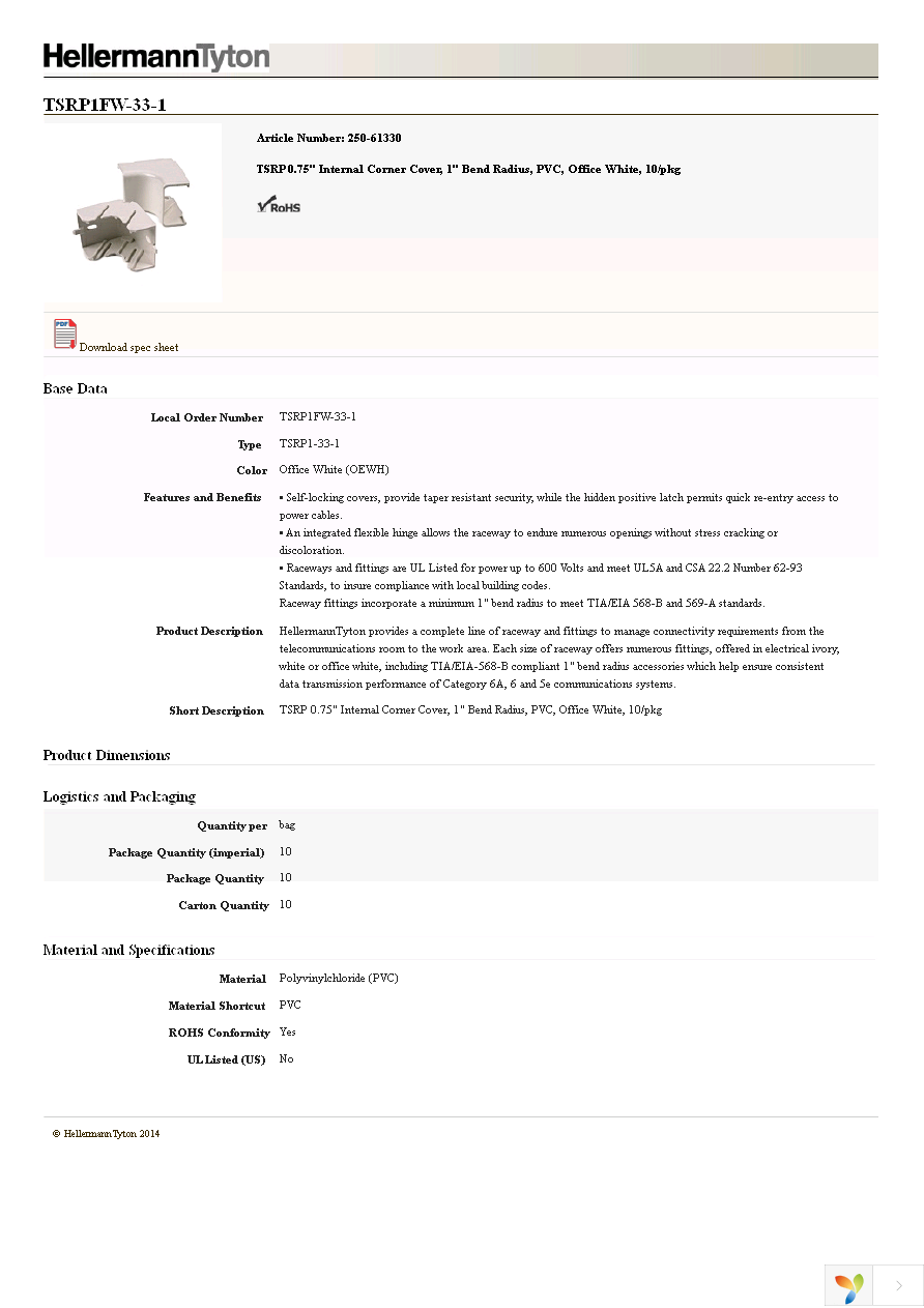 TSRP1FW-33-1 Page 1