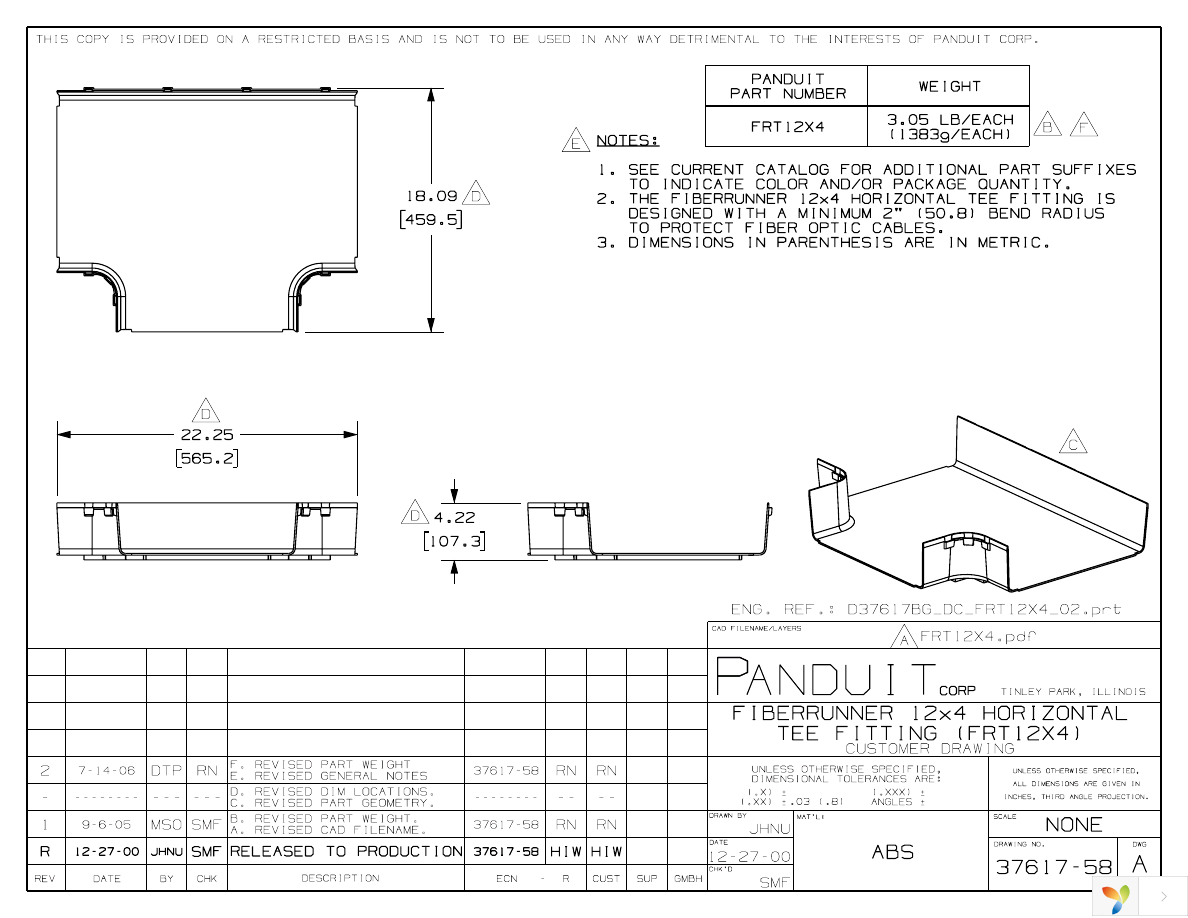 FRT12X4OR Page 1