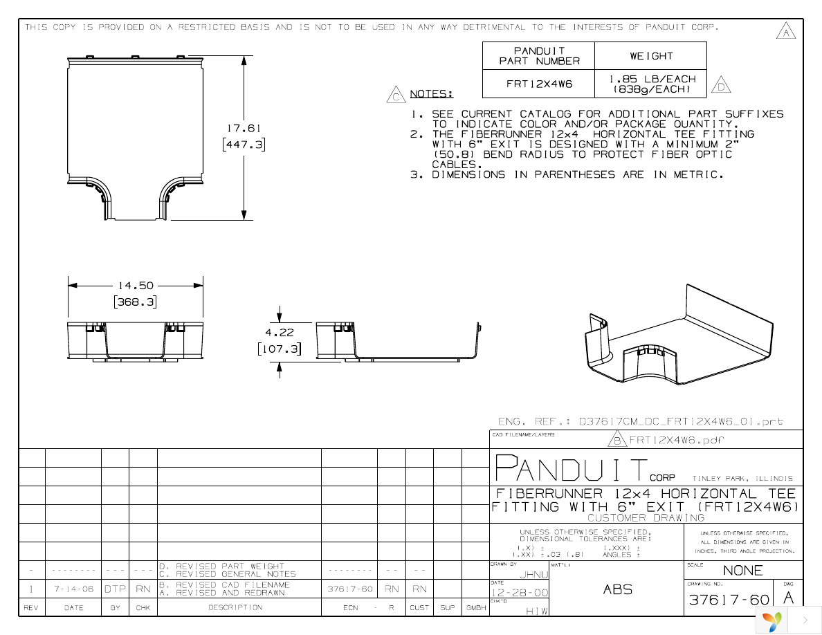 FRT12X4W6BL Page 1