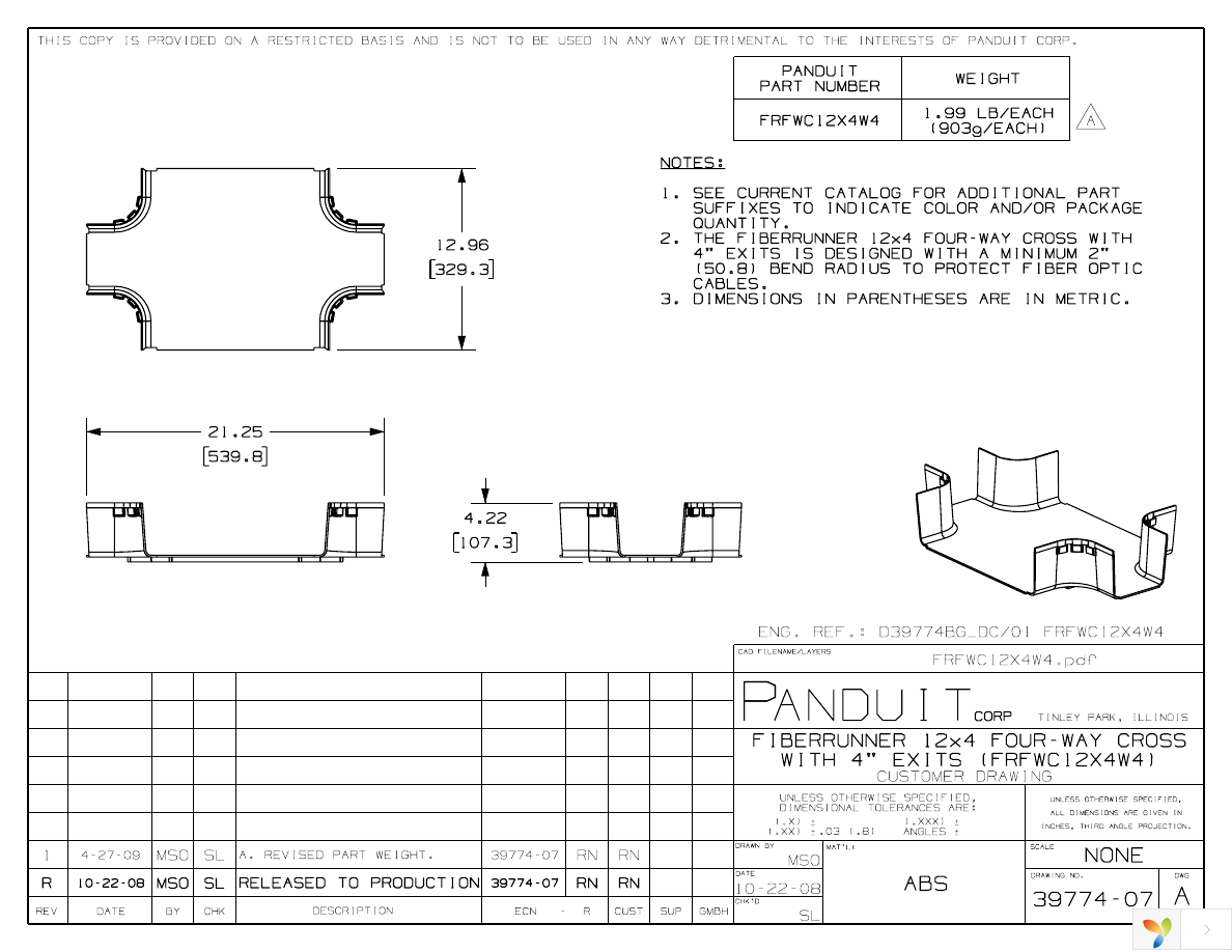 FRFWC12X4W4BL Page 1