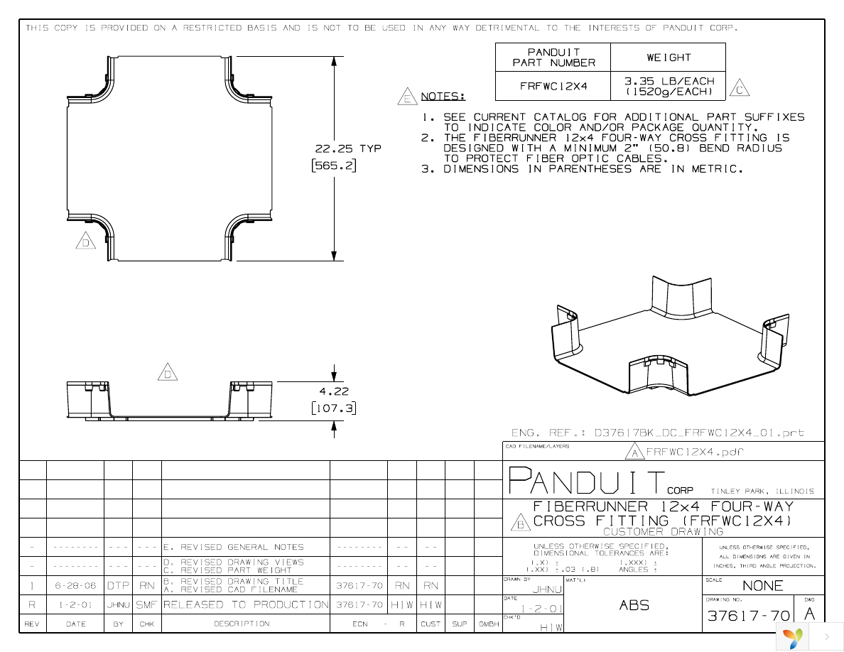 FRFWC12X4BL Page 1