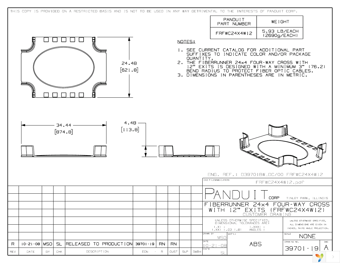 FRFWC24X4W12BL Page 1