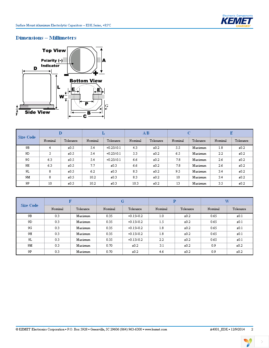 EDK107M016A9GAA Page 2