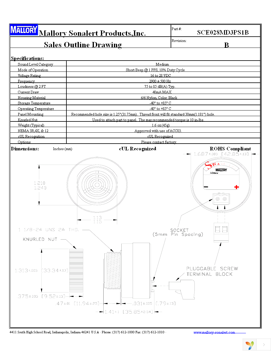 SCE028MD3PS1B Page 1