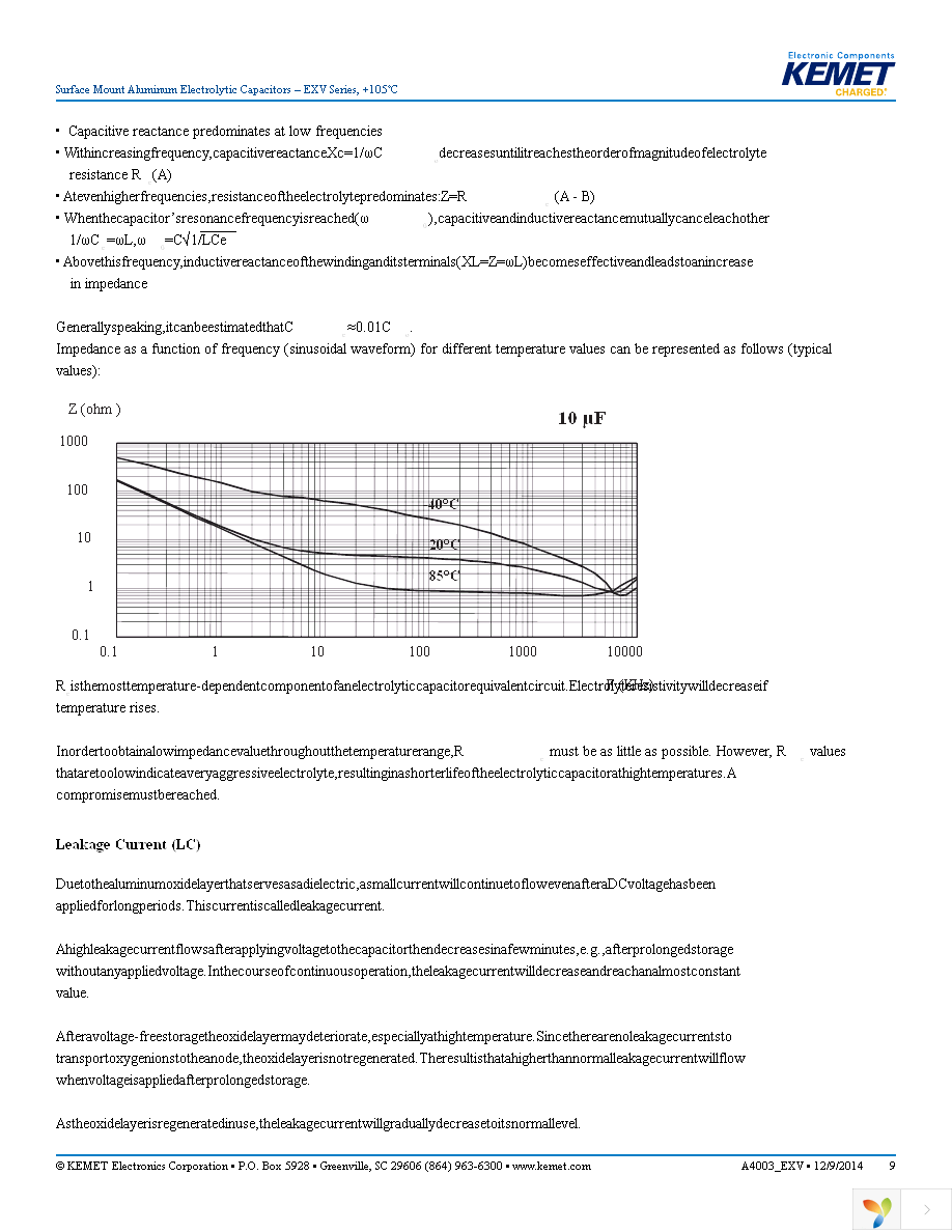 EXV107M016A9GAA Page 9