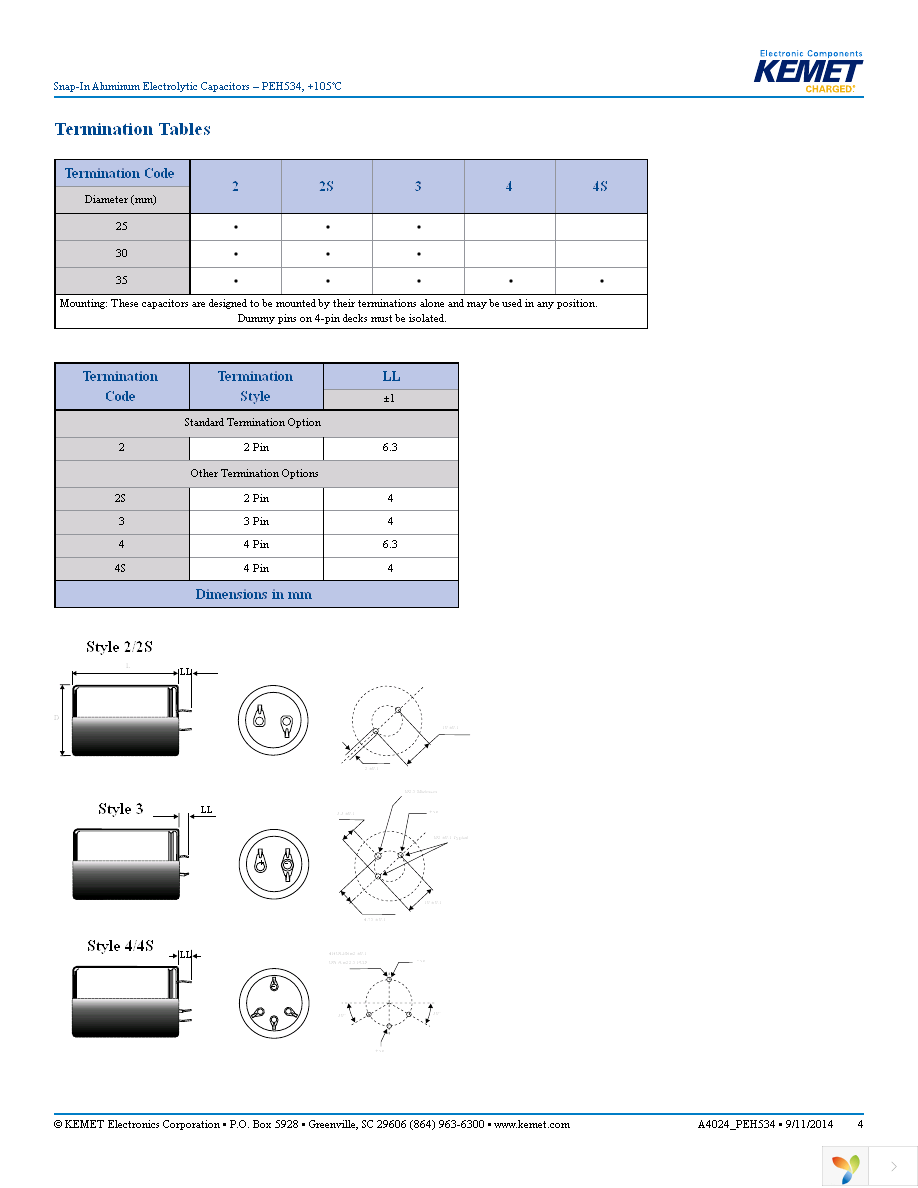 PEH534VCB3150M2 Page 4