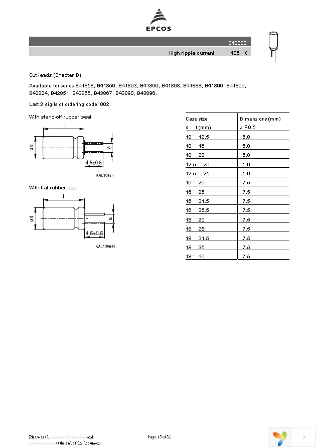 B43866C9106M Page 15