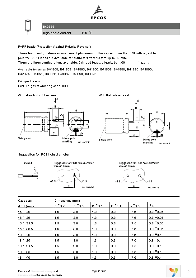 B43866C9106M Page 18