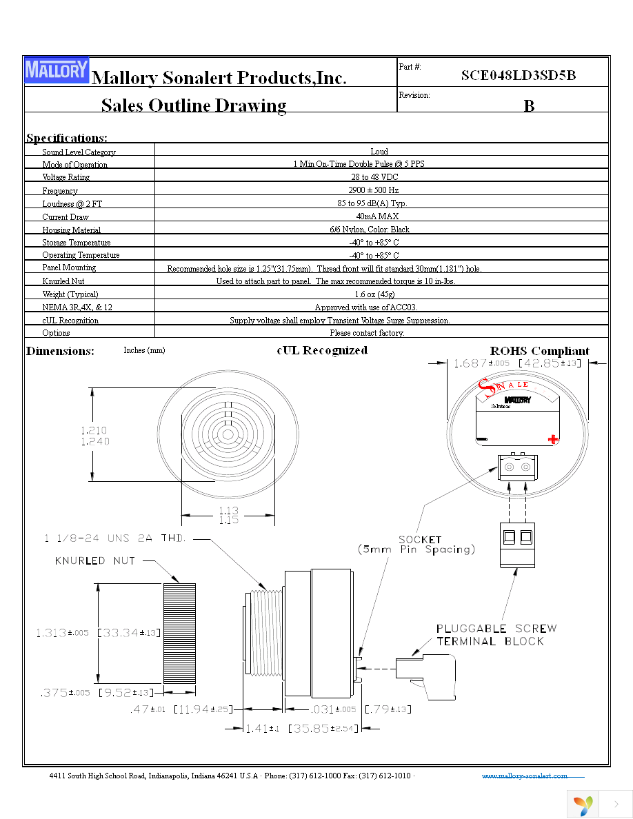 SCE048LD3SD5B Page 1