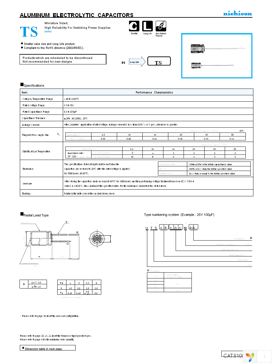 UTS1H010MDD Page 1