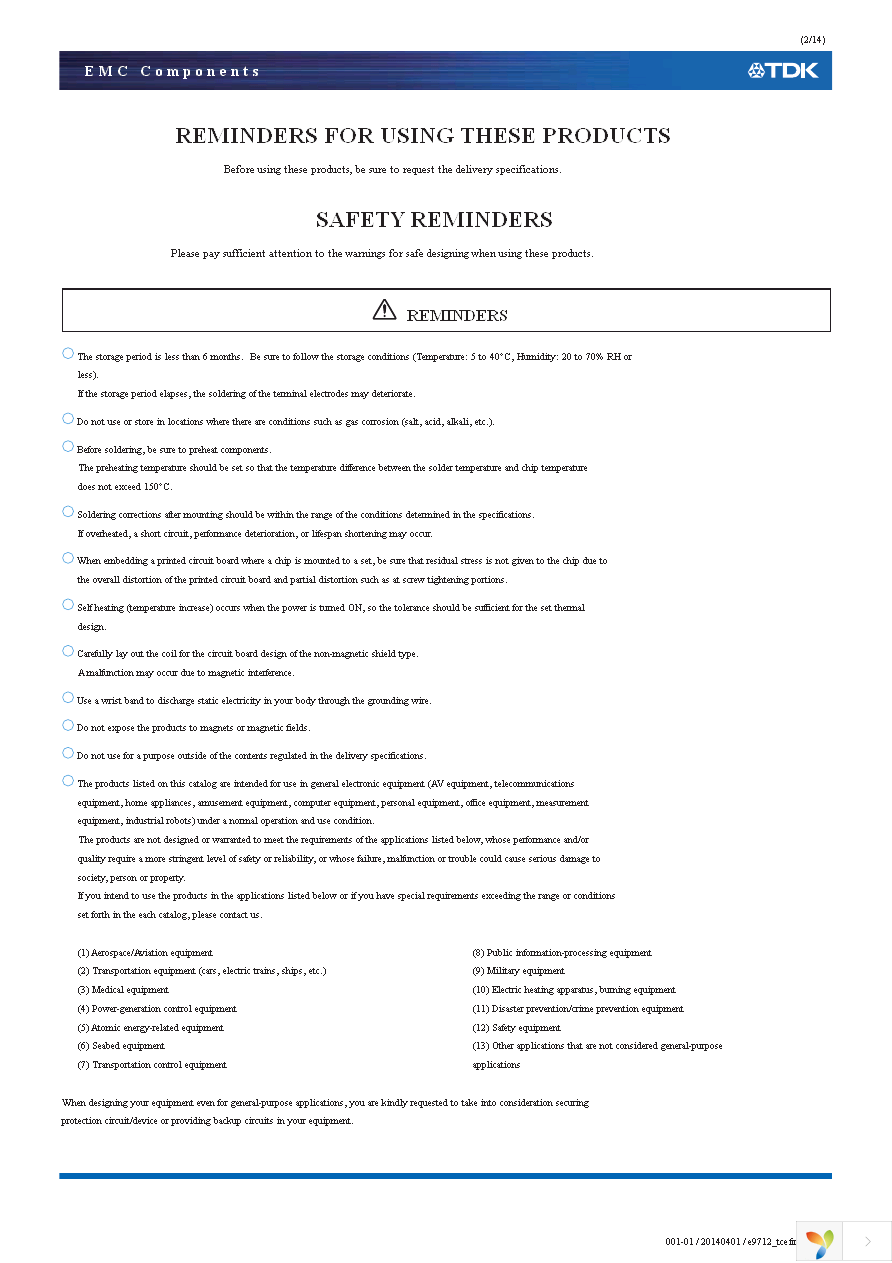 TCE1608G-900-4P Page 2