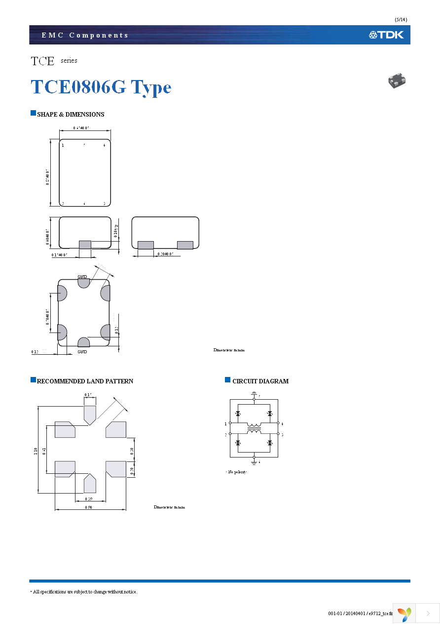 TCE1608G-900-4P Page 5