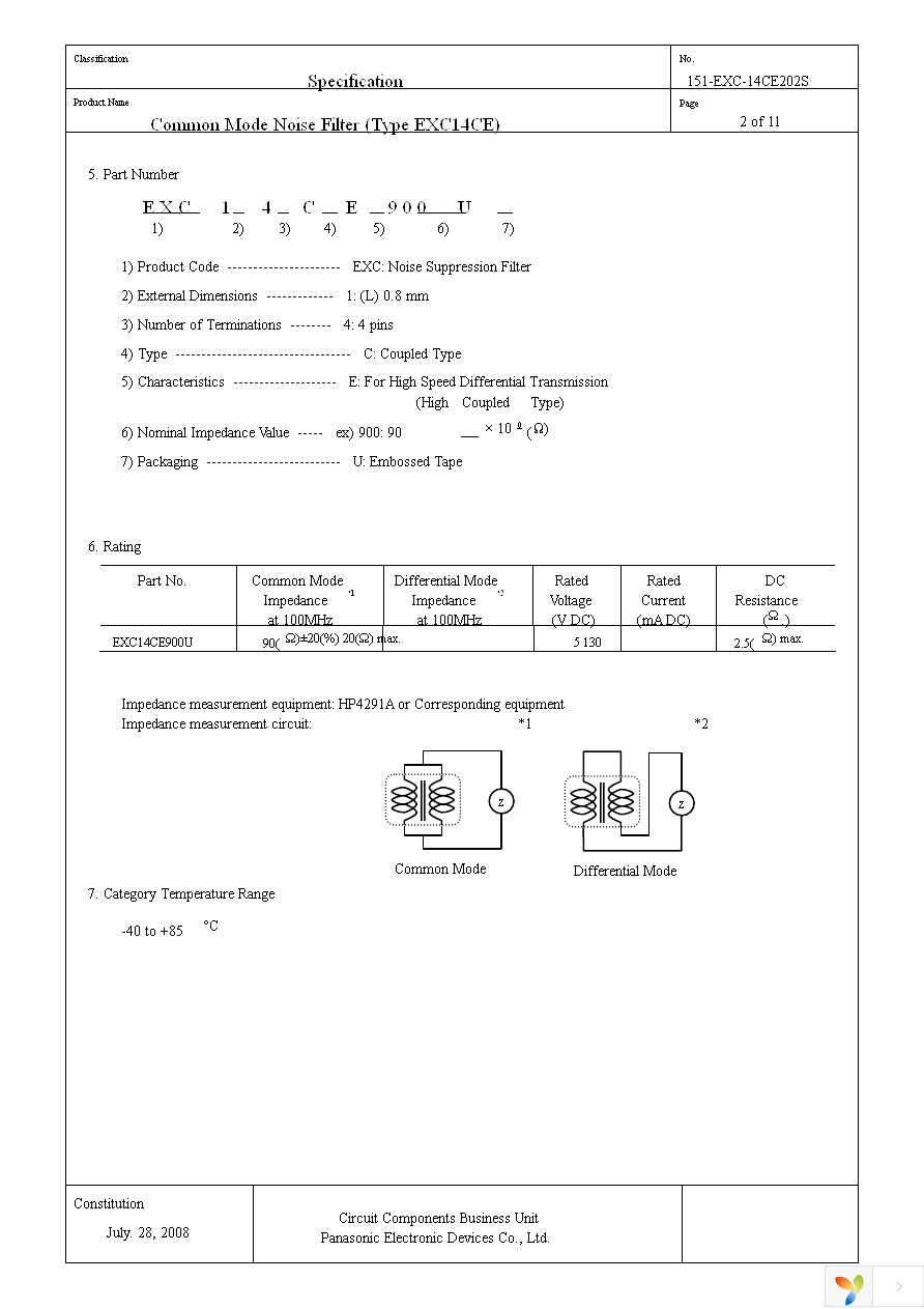 EXC-14CE900U Page 3