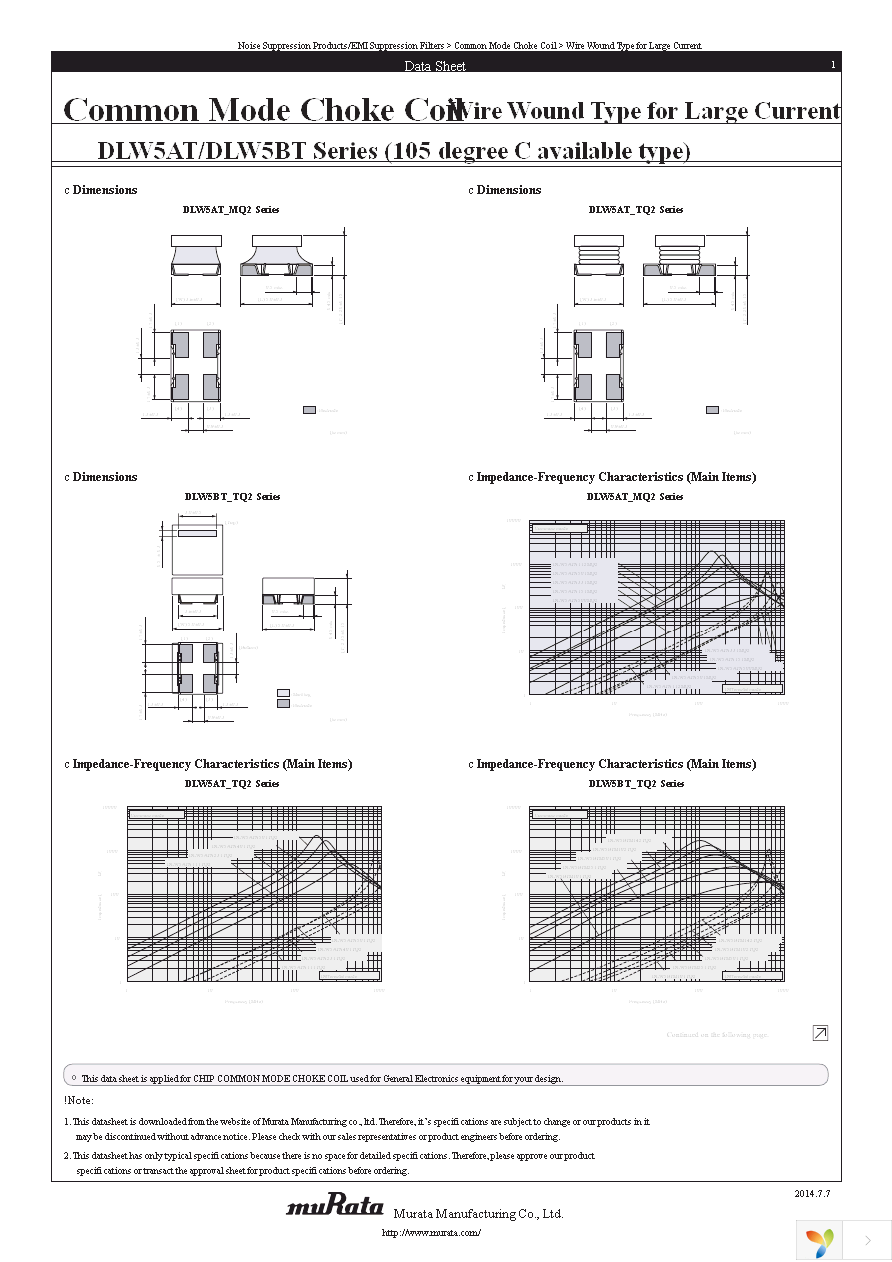 DLW5ATN401TQ2K Page 1