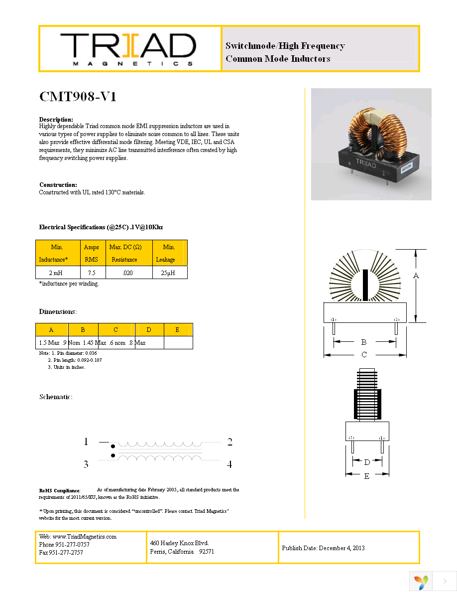 CMT908-V1 Page 1