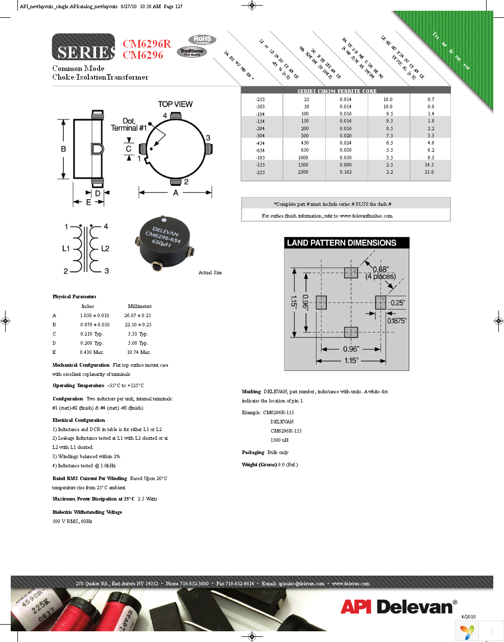 CM6296R-304 Page 1