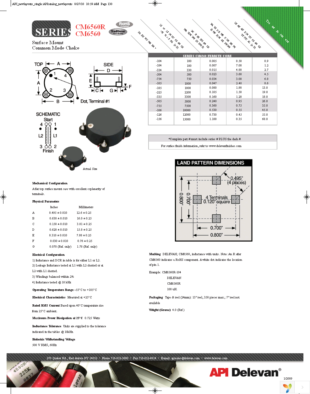 CM6560R-184 Page 1