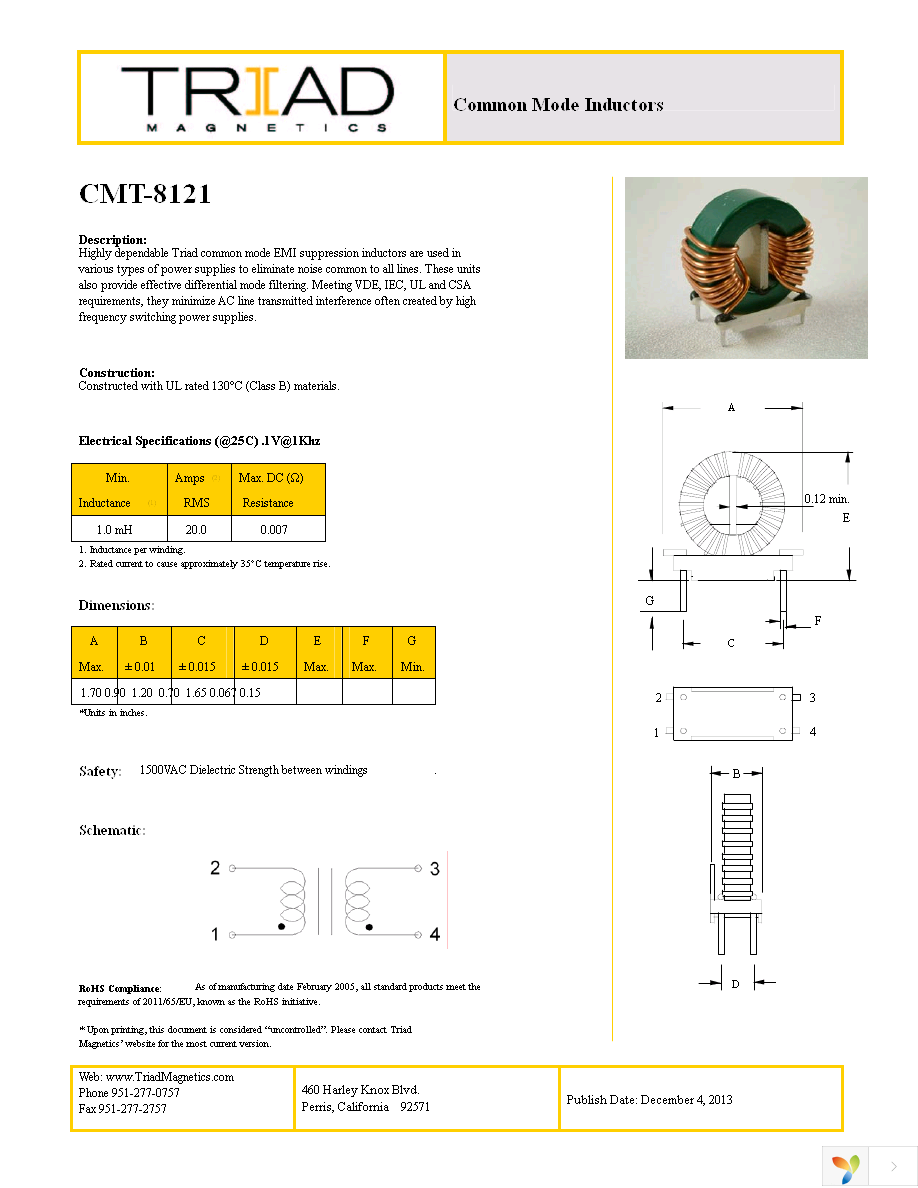 CMT-8121 Page 1