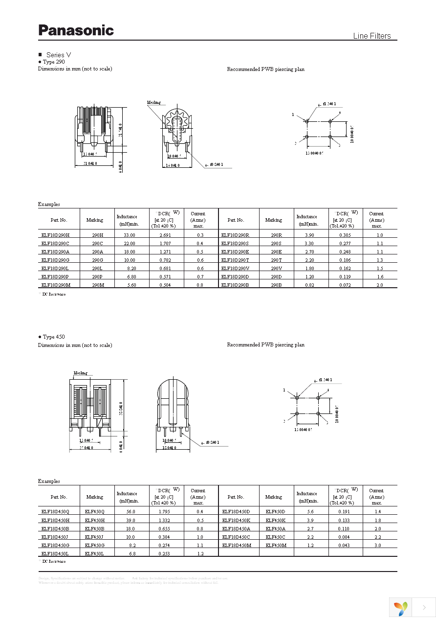 ELF-18D850W Page 1