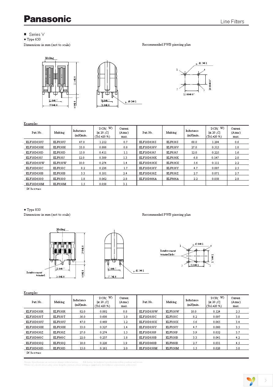 ELF-18D850W Page 2